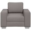 vidaXL Sofa 59cm Taupe audinys