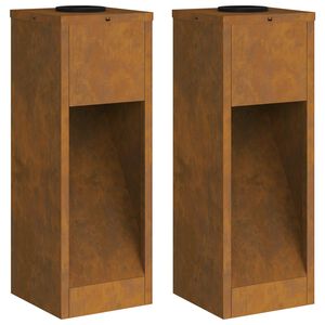 vidaXL Saulės LED takų šviestuvas 2 pcs Cinkuotas Cinkuotas