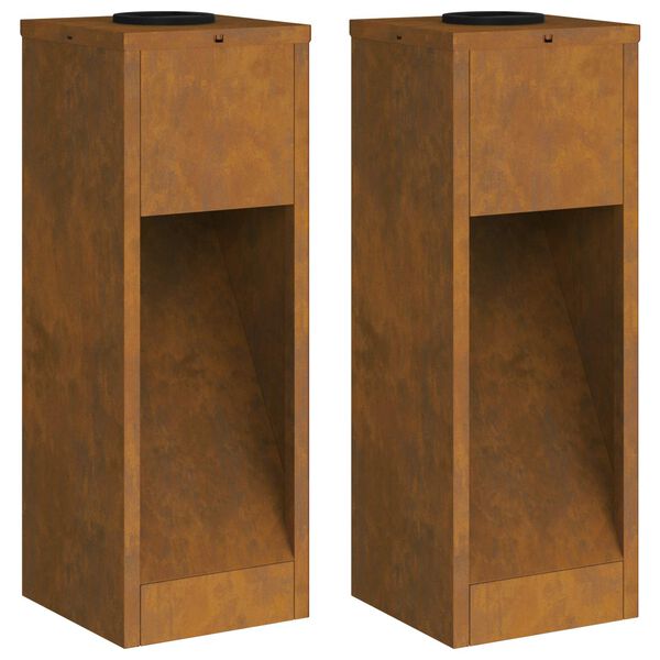 vidaXL Saulės LED takų šviestuvas 2 pcs Cinkuotas Cinkuotas