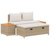 vidaXL Lauko sofos komplektas 4 -Seater 4 vnt. 55 x 30 x 39 cm