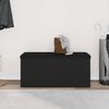 vidaXL Laikymo suolas juoda ąžuolo 102 x 42 x 45 cm Apdirbta mediena