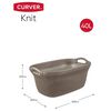 Curver Skalbinių krep&scaron;ys Knit, metalinės rudos spalvos, 40l