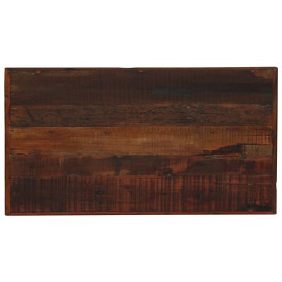vidaXL Baro stalas, tamsiai rudas, perdirbtos medienos masyvas, 120x60x107cm