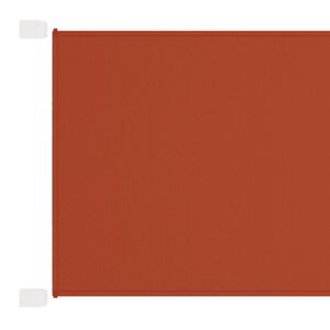 vidaXL Vertikali markizė, terakota, 140x360cm, oksfordo audinys