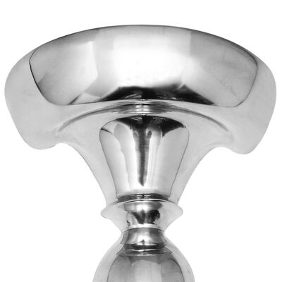 vidaXL Lentyna/konsolinis staliukas, aliuminis, sidabr. 35x17x81cm