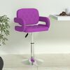 vidaXL Baro taburetė, violetinės spalvos, dirbtinė oda (335555)