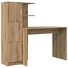 vidaXL Stalas Amatininkų ąžuolas 133.5 x 50 x 124 cm 2 vnt.