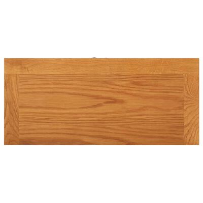 vidaXL Spintelė, 50x22x110cm, ąžuolo medienos masyvas