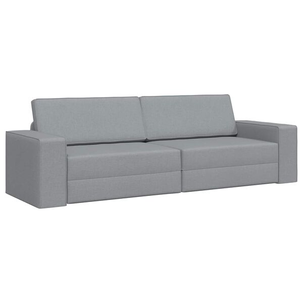 vidaXL Sofa lova 200cm &Scaron;viesiai pilka audinys