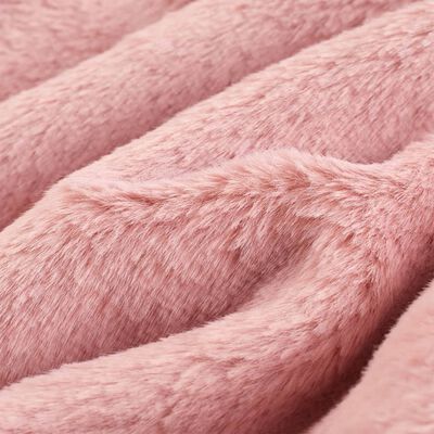 Vaikiškas paltas, rožinės spalvos, dirbtinis kailis, 92 dydžio