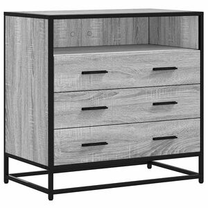 vidaXL Stalčių spintelė Pilka Sonoma 70x41x70 cm Engineered Wood