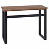 vidaXL Stalas Natūrali Kieto teka medžio 100 x 45 x 75cm