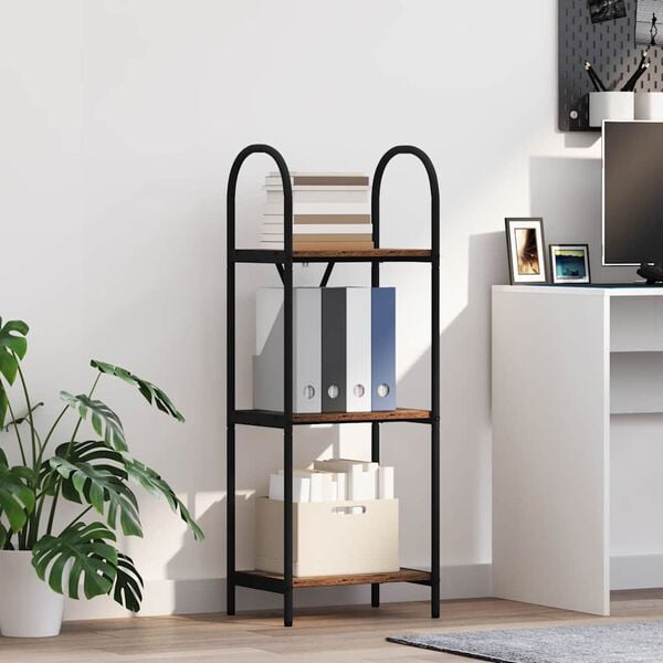 vidaXL Knygų lentyna Senas medis 40 x 30 x 109 cm Apdirbta mediena