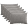 vidaXL Pagalvėlės užvalkalas 6 pcs HEERLEN &Scaron;viesiai pilka 50 x 70 cm