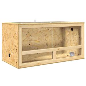 vidaXL Terariumas Ruda 100 x 50 x 50 cm OSB