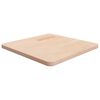 vidaXL Stalvir&scaron;is, 50x50x2,5cm, neapdorotas ąžuolo medienos masyvas