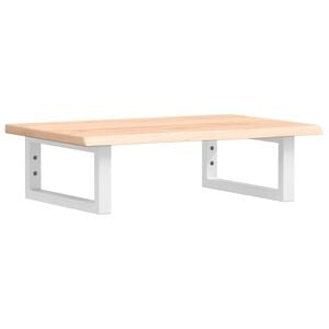 vidaXL Lentyna praustuvui, plienas ir ąžuolo medienos masyvas