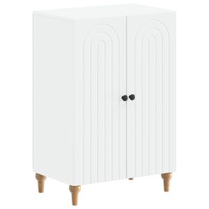 vidaXL Batu skrynia ALKMAAR 59,5 x 39,5 x 90 cm Apdirbta mediena Balta