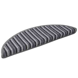 vidaXL Savaime prilipantys laiptų kilimėliai 15 vnt. 56 x 17 x 3 cm