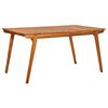vidaXL Sodo stalas, 150x90x75cm, akacijos medienos masyvas