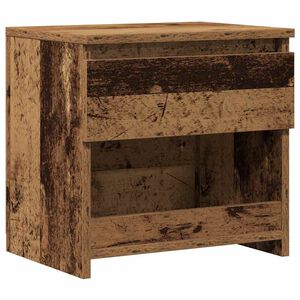 vidaXL Spintelė prie lovos Old Wood 40x30x39 cm Engineered Wood