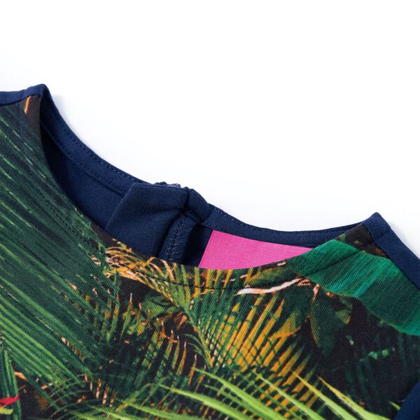 Vaiki&scaron;ka suknelė ilgomis rankovėmis, tamsiai mėlynos spalvos 92 dydžio