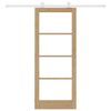 vidaXL Slankios durys ORKDAL Natūrali 83 x 202 cm