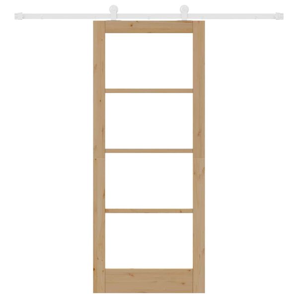 vidaXL Slankios durys ORKDAL Natūrali 83 x 202 cm