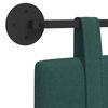 vidaXL Kabantysis galvūgalis Tamsiai žalia 150 x 55 x 5 cm audinys