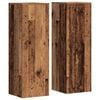 vidaXL Stovai augalams, 2vnt., medienos, 33x33x100cm, mediena