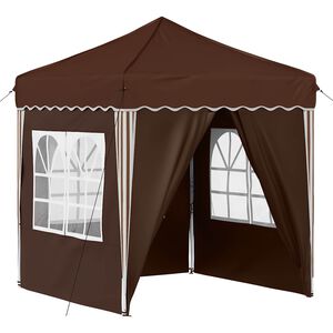 vidaXL Pop-up &scaron;ventinis palapinė 195 x 195 x 245 cm Ruda