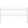 vidaXL Sodo tvora WOERDEN 6 vnt. 170 x 115 cm Balta