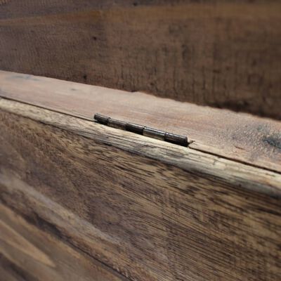 vidaXL Suoliukas iš masyvios perdirbtos medienos, 86x40x60cm