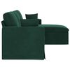 vidaXL Sofa Tamsiai žalia Bendri matmenys: 228 x 134 cm (P X G x A)