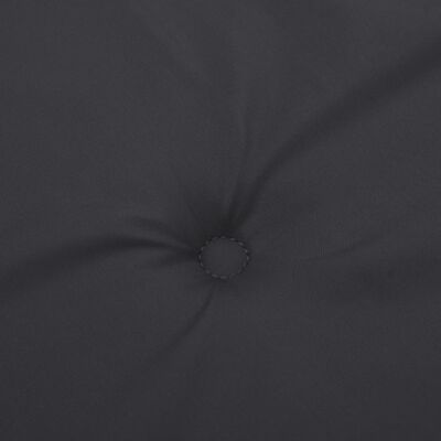 vidaXL Sodo suoliuko pagalvėlė, juodos spalvos, 100x50x3cm, audinys