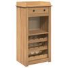 vidaXL Vyno spintelė PANAMA, 57x40x111,5cm, pu&scaron;ies medienos masyvas
