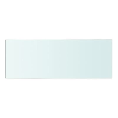 vidaXL Lentynos, 2vnt., skaidrios, 40x12cm, stiklo plokštė (243812x2)