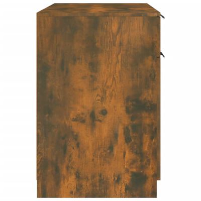 vidaXL Rašomasis stalas, dūminio ąžuolo spalvos, 100x50x75cm, mediena