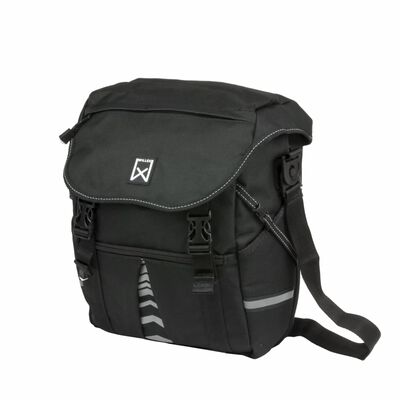 Willex Dviračio krepšys S 1200, juodos spalvos, 10L