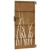 vidaXL Sodo vartai, 85x175cm, corten plienas, žolės dizaino