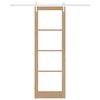 vidaXL Slankios durys ORKDAL Natūrali 78 x 232 cm