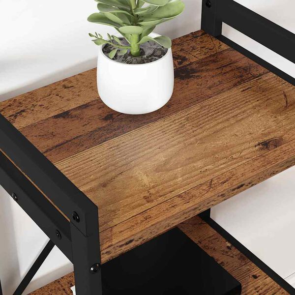 vidaXL Knygų lentyna Sena mediena 40 x 30 x 50 cm Apdirbta mediena