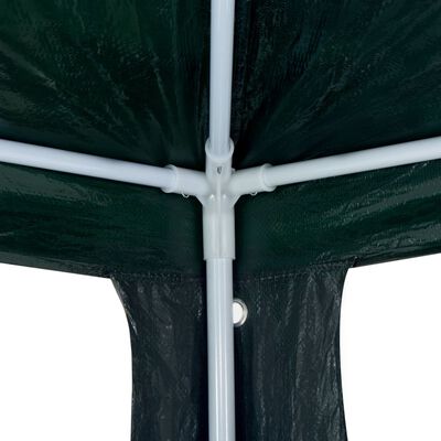 vidaXL Proginė palapinė, žalia, 3x3m, PE