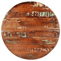 vidaXL Stalviršis, 70x1,5cm, perdirbtos medienos masyvas, apskritas