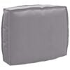 vidaXL Pagalvėlė Pilka 50 x 40 x 12 cm Oksfordo audinys