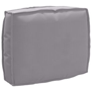 vidaXL Pagalvėlė Pilka 50 x 40 x 12 cm Oksfordo audinys