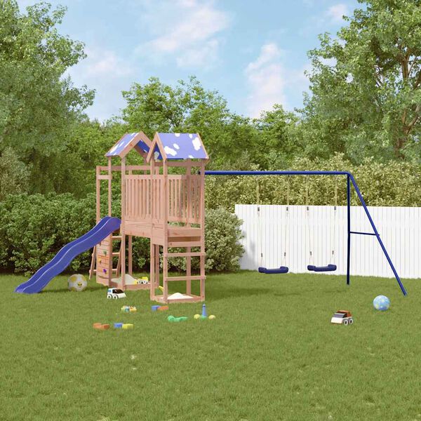 vidaXL Lauko žaidimų aik&scaron;telės komplektas, douglas eglės masyvas