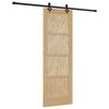 vidaXL Slankios durys ORKDAL 73,5 x 211 cm Pu&scaron;ies medienos masyvas