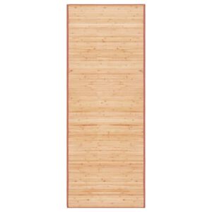 vidaXL Kilimas, rudas, 80x200 cm, bambukas