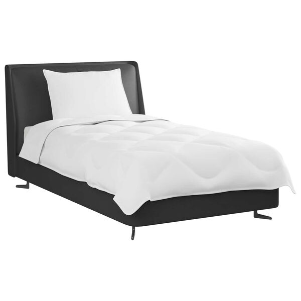 vidaXL Vasaros antklodė su pagalve 2 pcs Balta Mikropluo&scaron;tas